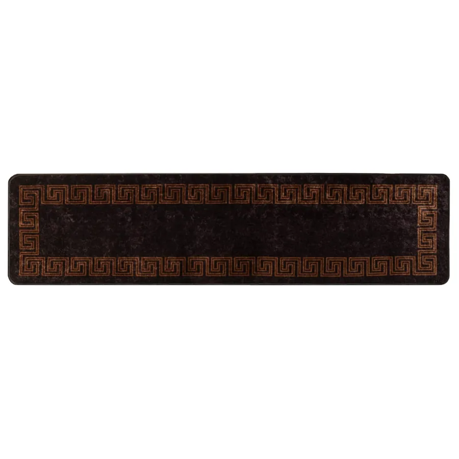 Coureur de Tapis MARSA Noir 100 x 400 cm Polyester et PVC - 2
