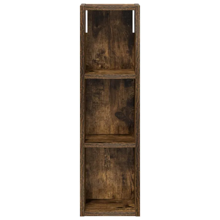 Armoire murale de salle de bain Chêne Fumé 20 x 14 x 70 cm - 6