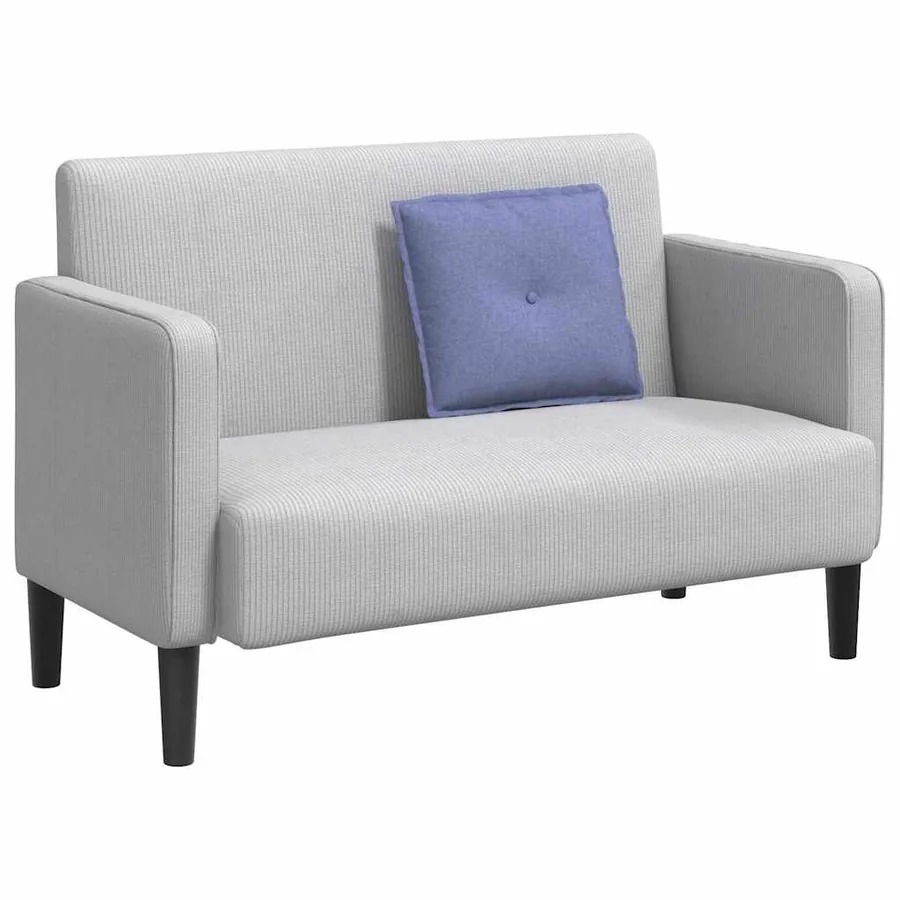 Coussin de Dos Bleu denim 50 x 19 x 45 cm tissu - 3