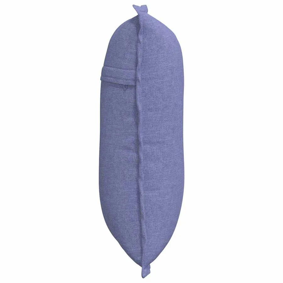 Coussin de Dos Bleu denim 50 x 19 x 45 cm tissu - 6
