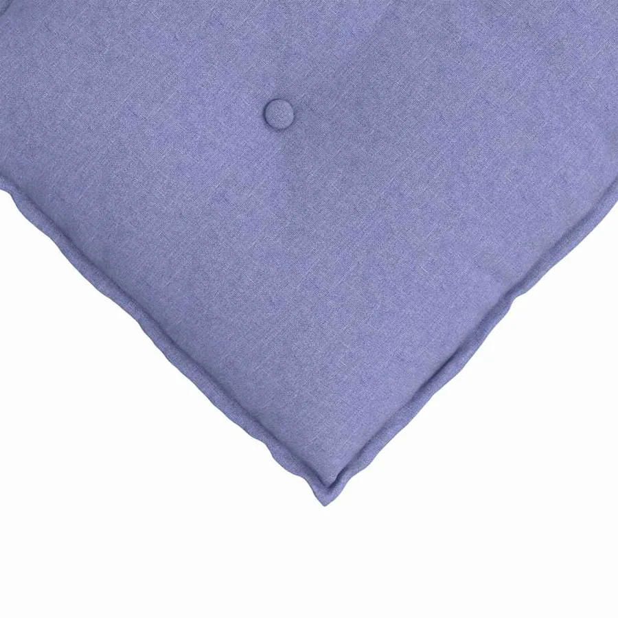Coussin de Dos Bleu denim 50 x 19 x 45 cm tissu - 7