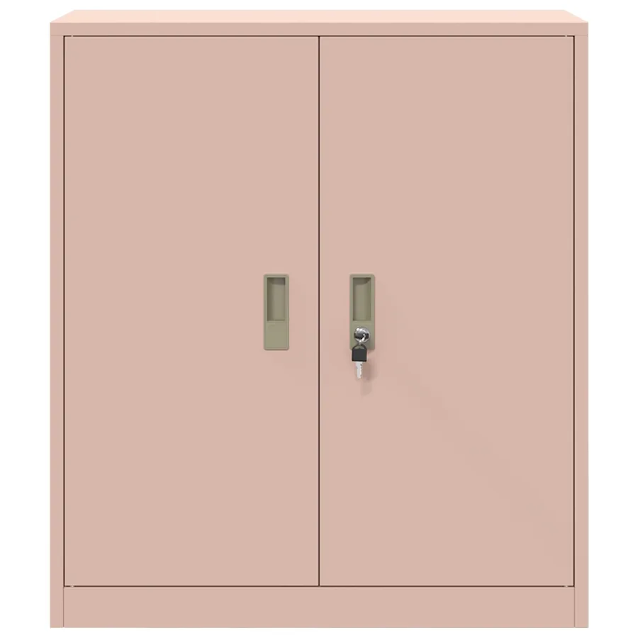 Armoire de rangement Rose 80 x 40 x 90 cm Acier - 6