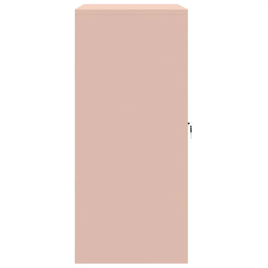 Armoire de rangement Rose 80 x 40 x 90 cm Acier - 7