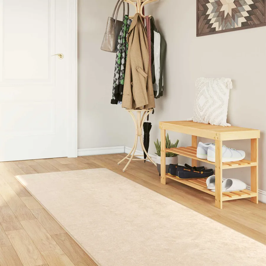 Coureur de Tapis MARSA Crème 100 x 450 cm Polyester et PVC