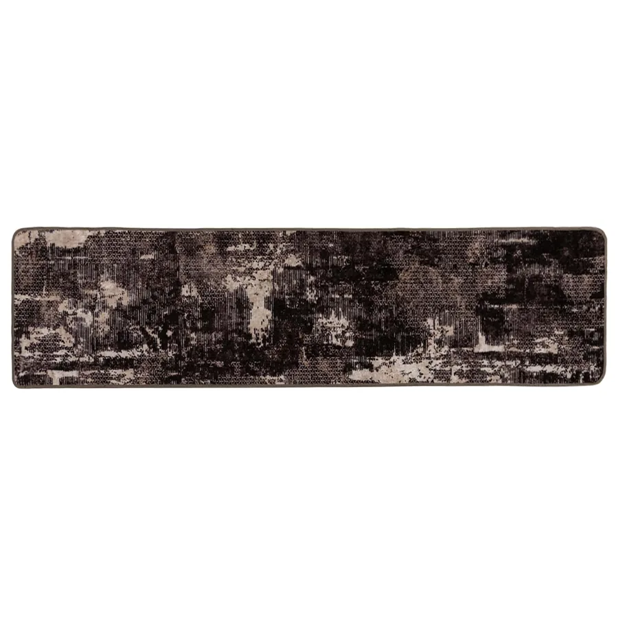 Coureur de Tapis MARSA Noir 80 x 350 cm Polyester et PVC - 2