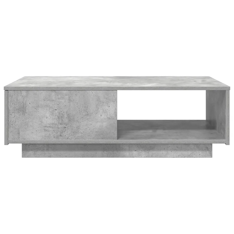 Table basse Gris béton 95 x 55 x 31 cm Bois d'ingénierie - 6