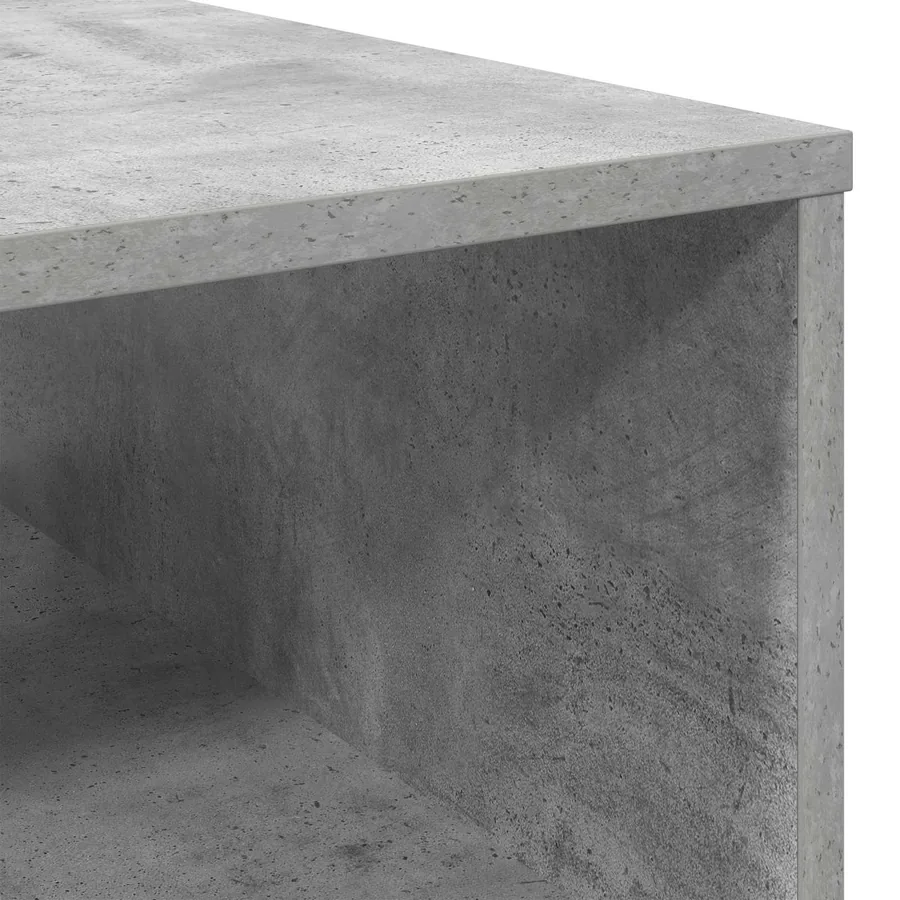 Table basse Gris béton 95 x 55 x 31 cm Bois d'ingénierie - 8