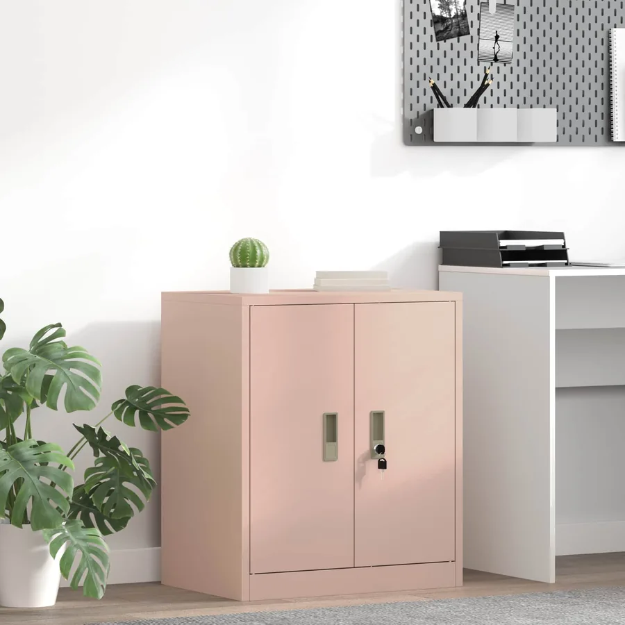 Armoire de rangement Rose 60 x 40 x 70 cm Acier