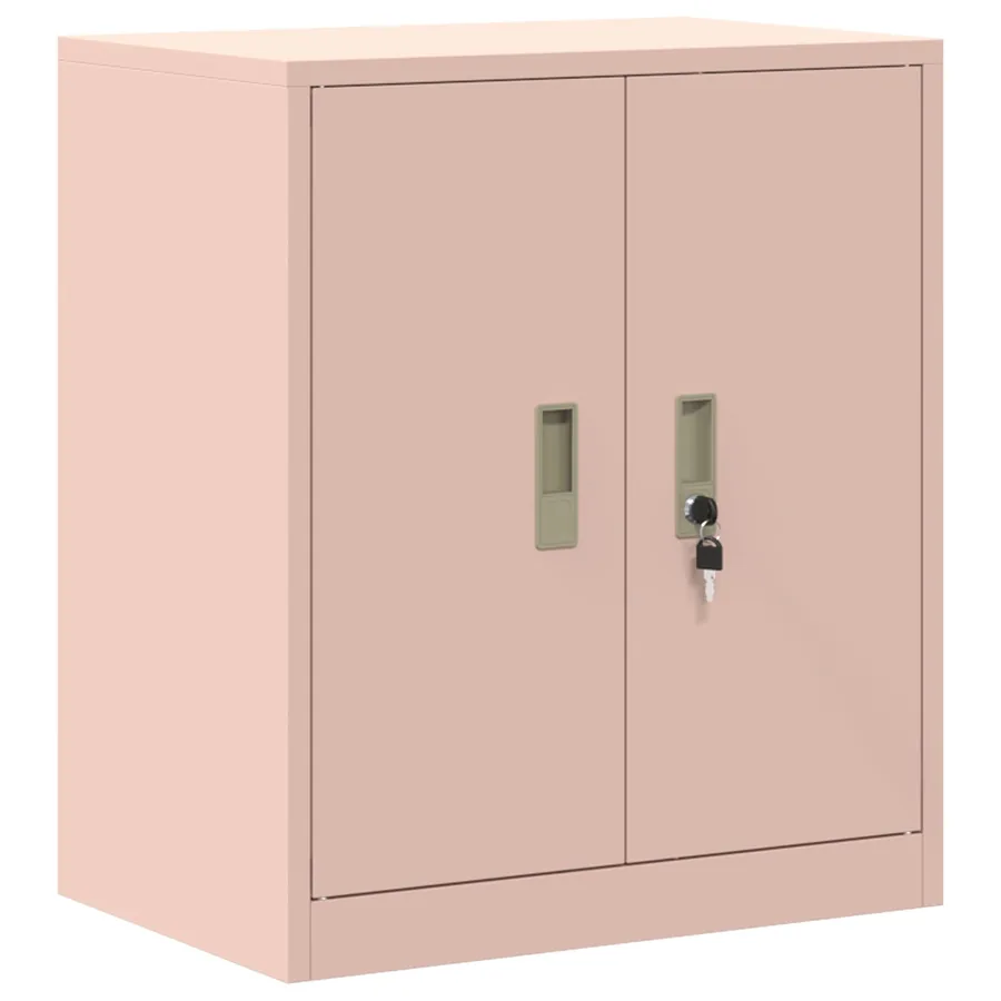 Armoire de rangement Rose 60 x 40 x 70 cm Acier - 2