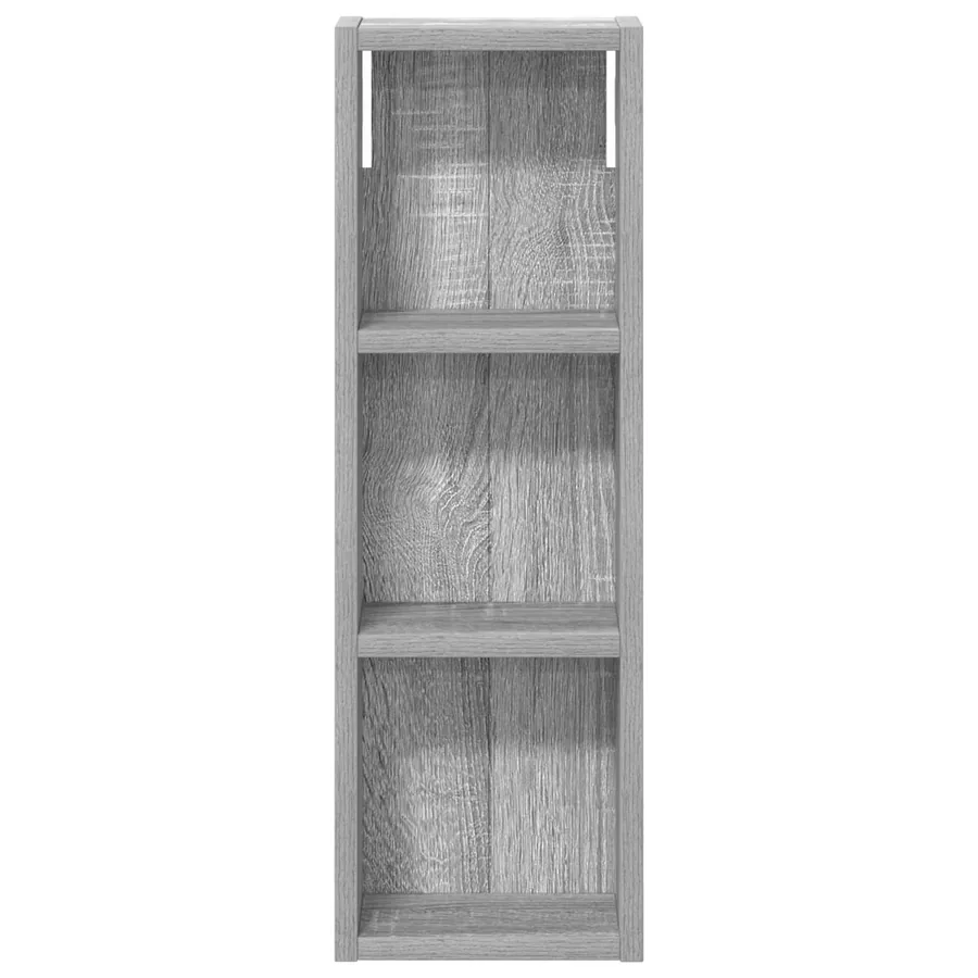 Armoire murale de salle de bain Gris Sonoma 20 x 10 x 60,5 cm - 6