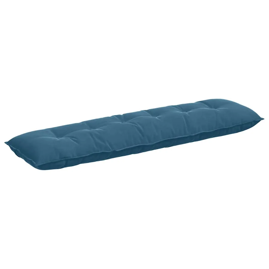 Coussin de Dos Bleu 180 x 50 cm Tissu en velours côtelé - 2