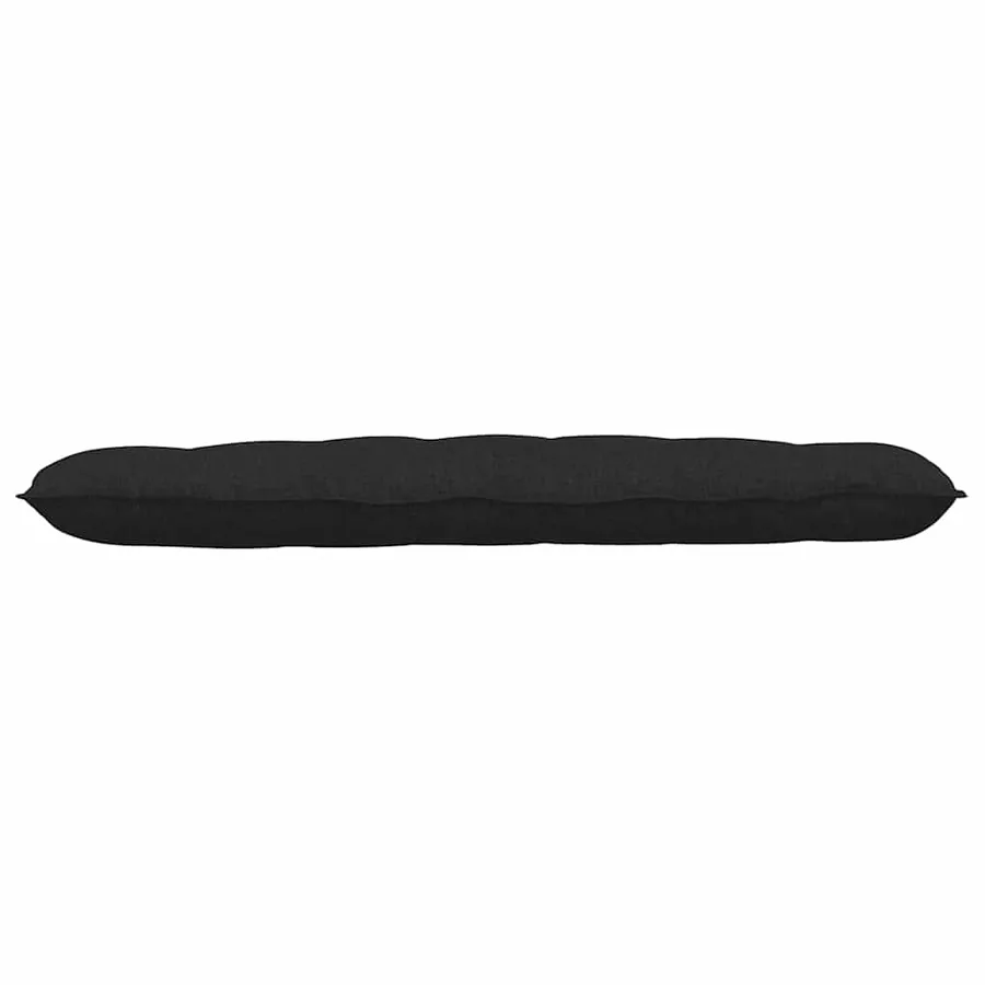 Coussin de Dos Noir 160 x 19 x 50 cm tissu - 5