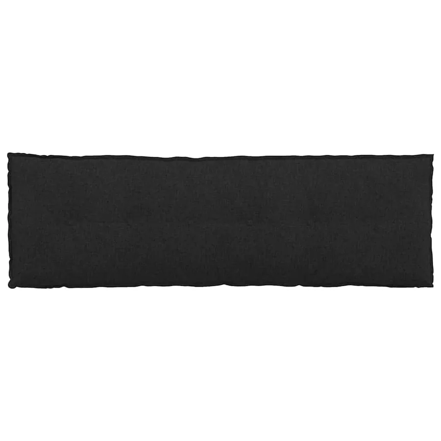 Coussin de Dos Noir 160 x 19 x 50 cm tissu - 6