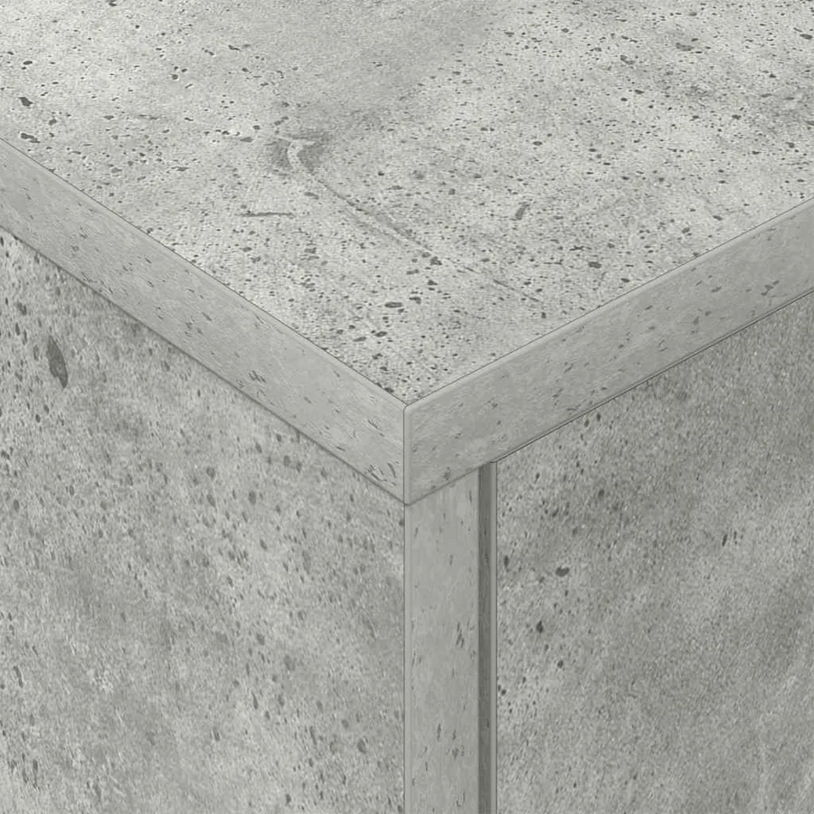 Table de chevet 2 pcs Gris béton 40,5 x 40 x 48 cm - 8