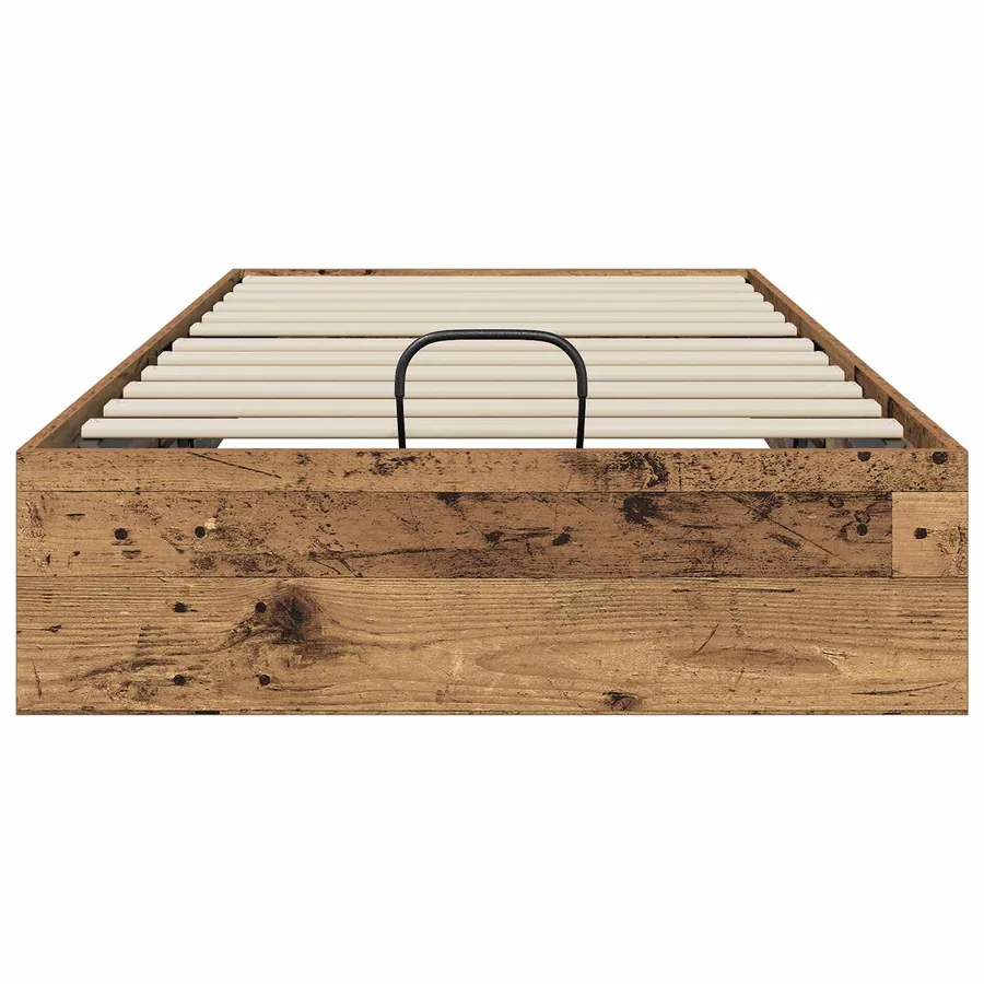 Cadre de lit ottoman avec stockage Bois ancien 203 x 90 x 25 cm - 5