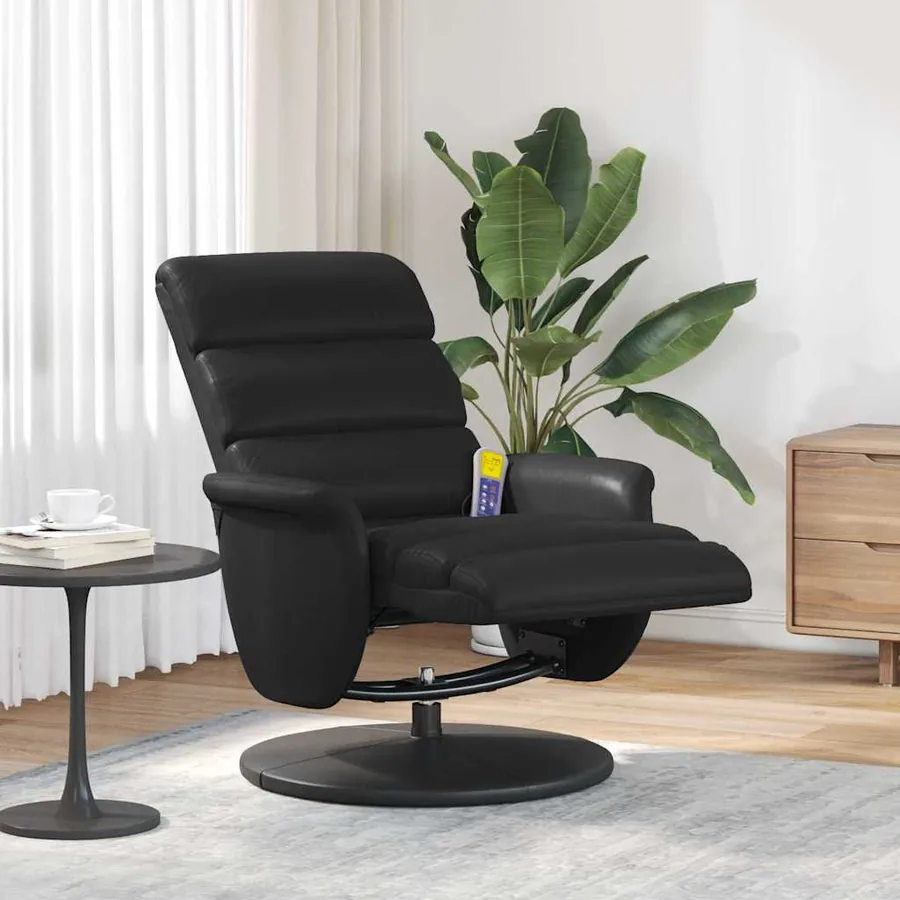 Fauteuil de massage inclinable Noir 71 x 98 x 106 cm