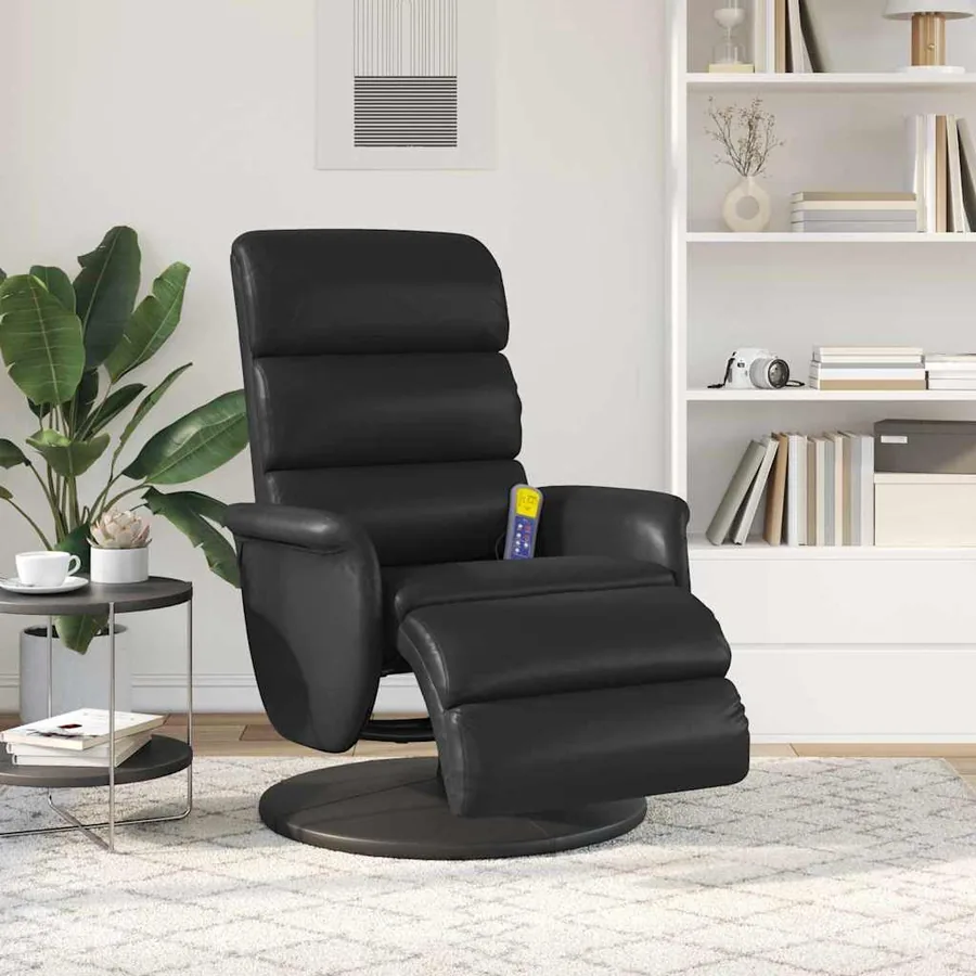 Fauteuil de massage inclinable Noir 71 x 98 x 106 cm - 3