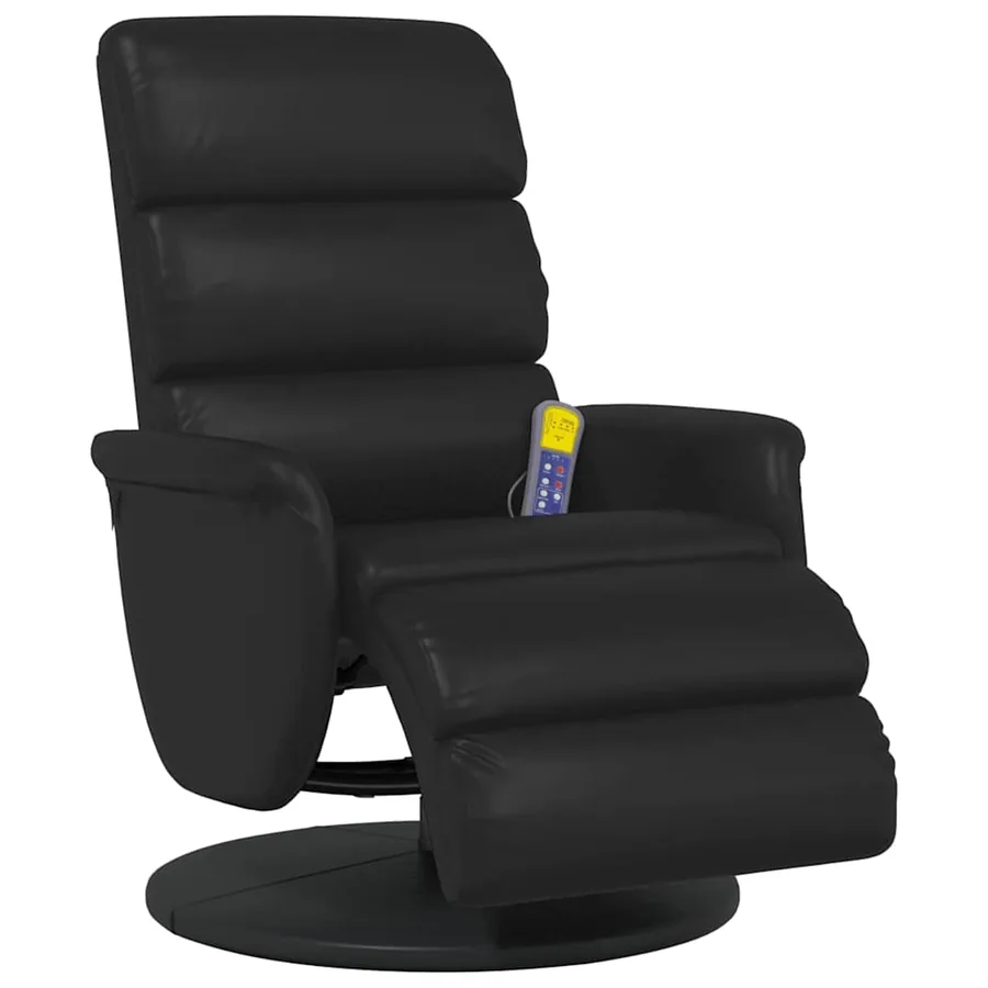 Fauteuil de massage inclinable Noir 71 x 98 x 106 cm - 4