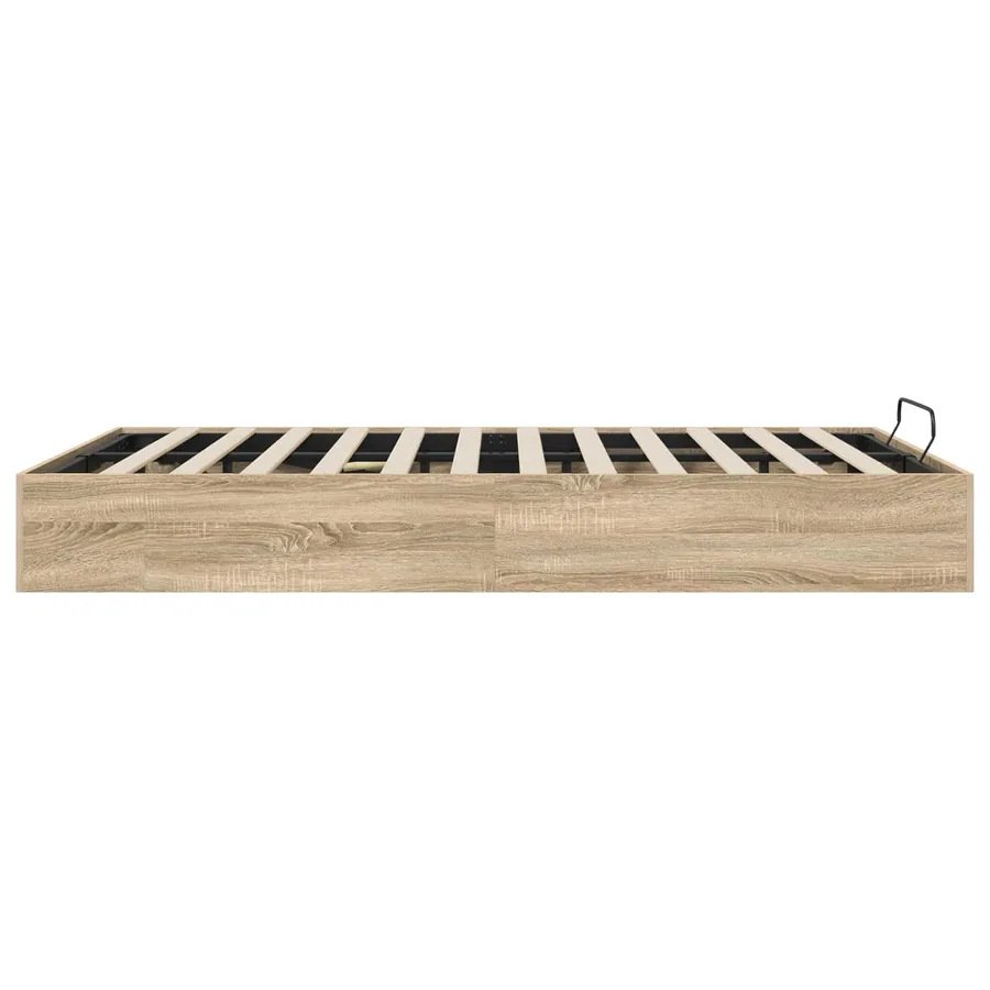 Cadre de lit ottoman Chêne Sonoma 193 x 140 x 25 cm - 6