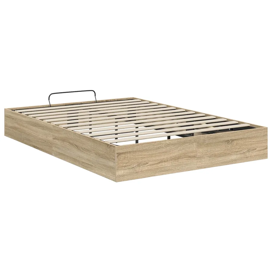 Cadre de lit ottoman Chêne Sonoma 193 x 140 x 25 cm - 7