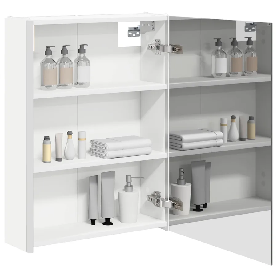 Armoire Miroir de Salle de Bain Blanc 53,5 x 15,5 x 70 cm - 3