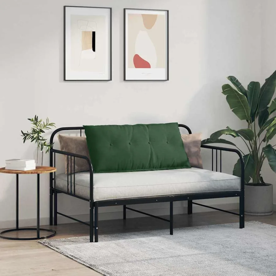 Coussin de Dos Vert Jungle 100 x 50 cm Tissu en velours côtelé - 4