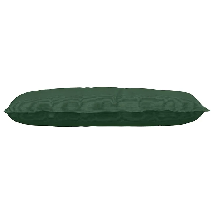 Coussin de Dos Vert Jungle 100 x 50 cm Tissu en velours côtelé - 5