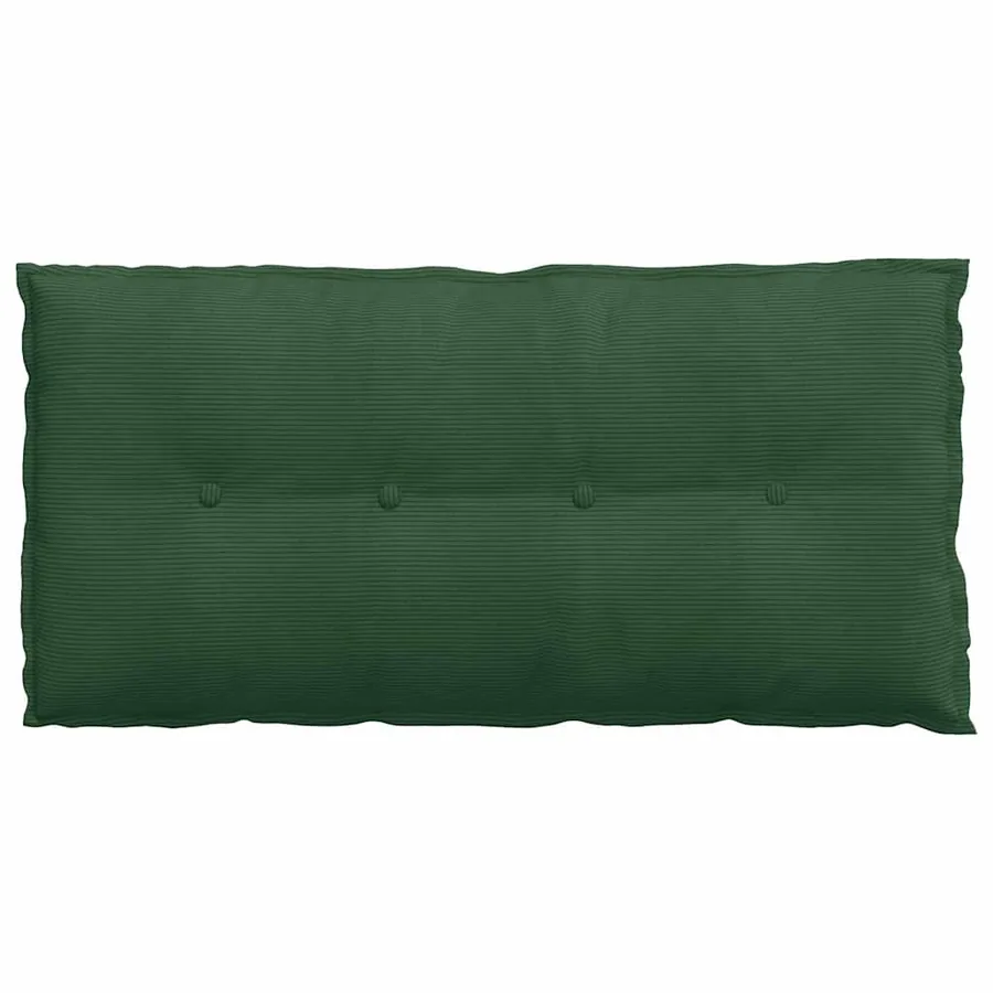 Coussin de Dos Vert Jungle 100 x 50 cm Tissu en velours côtelé - 6