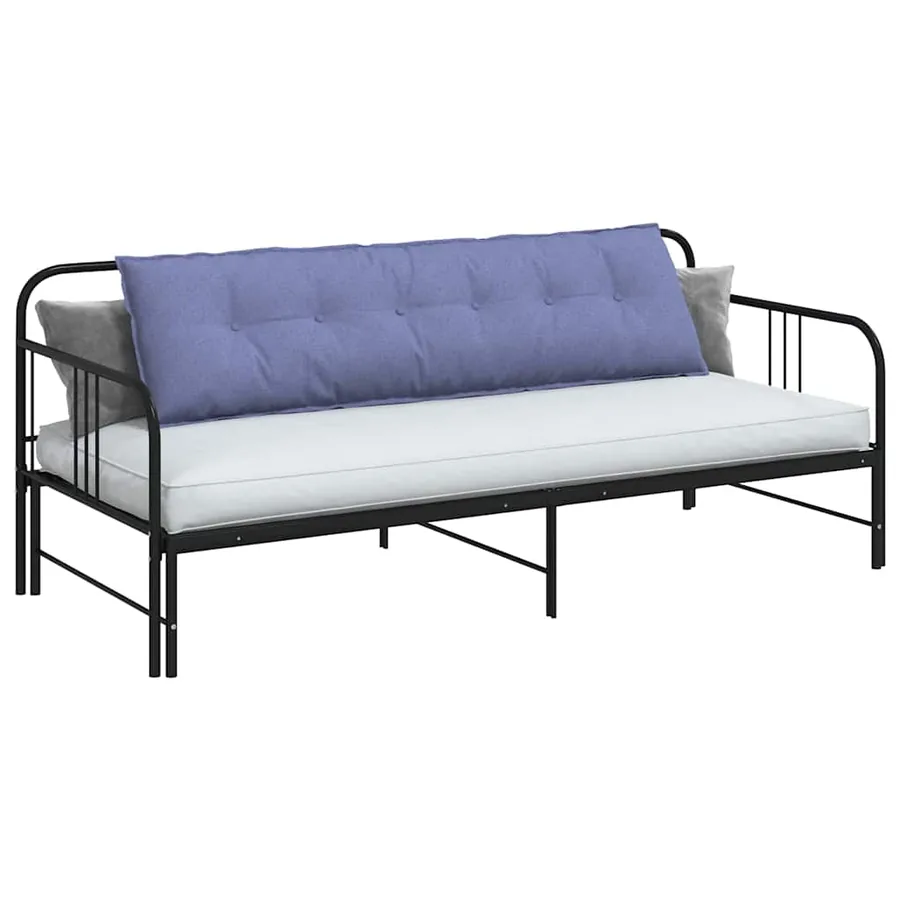 Coussin de Dos Bleu denim 180 x 19 x 50 cm tissu - 3