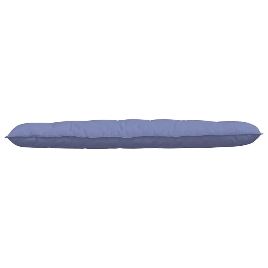 Coussin de Dos Bleu denim 180 x 19 x 50 cm tissu - 5