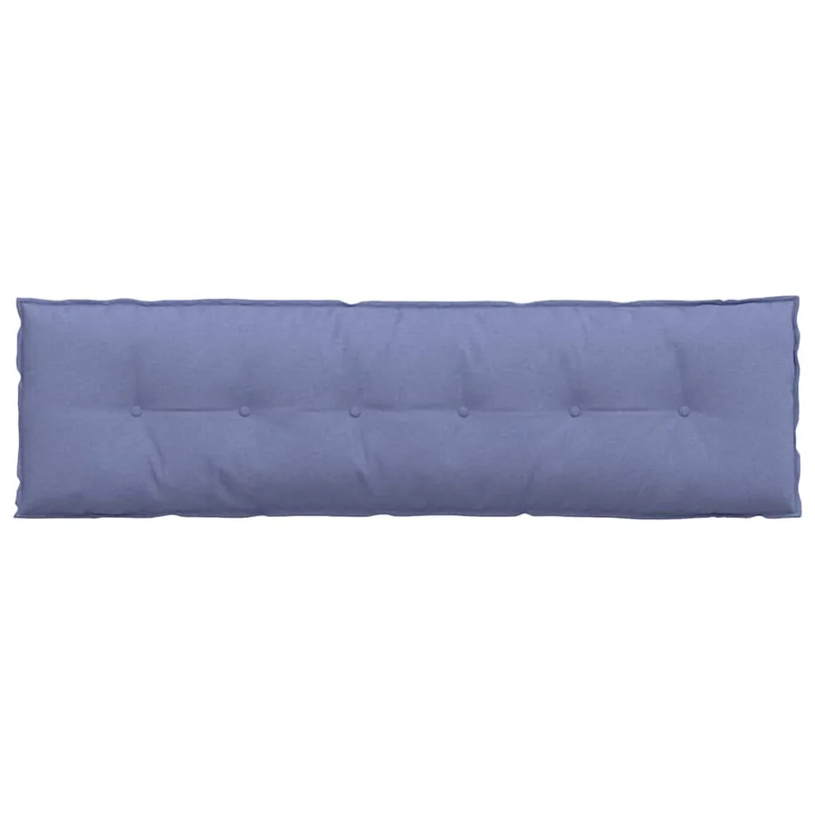 Coussin de Dos Bleu denim 180 x 19 x 50 cm tissu - 6