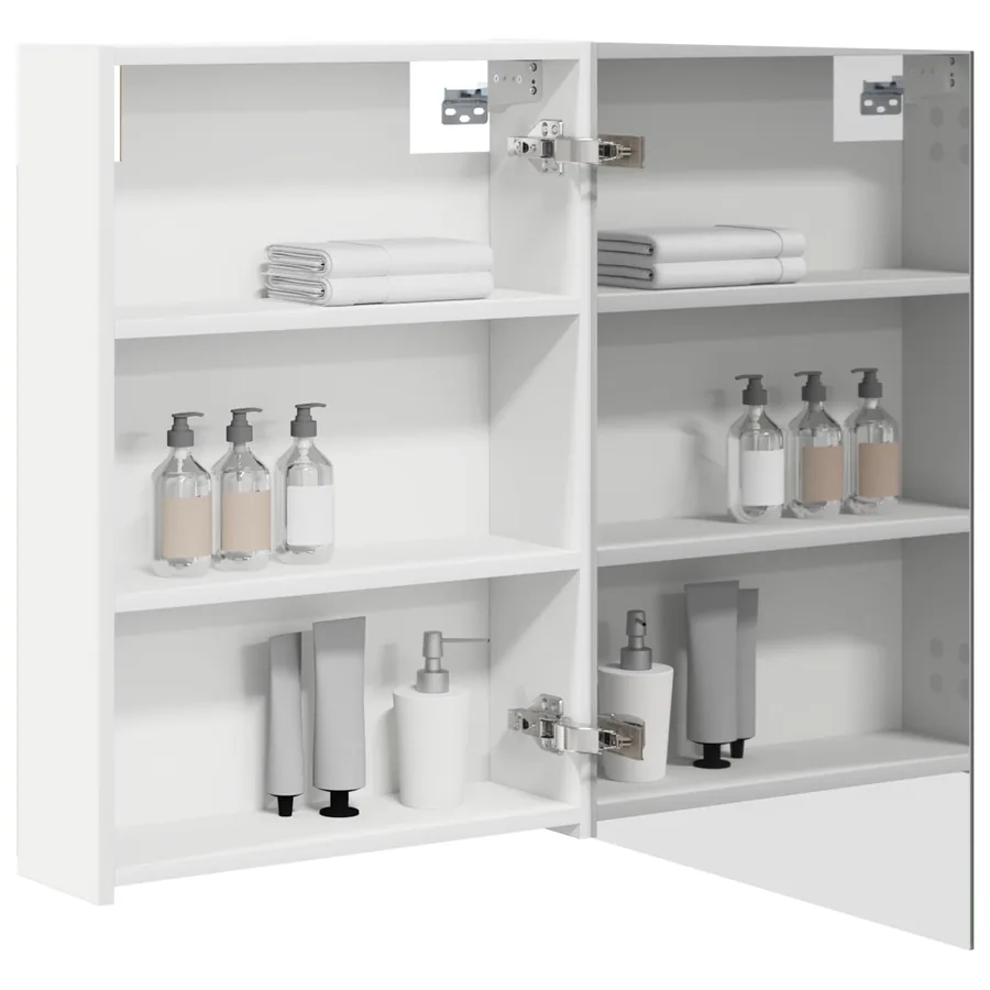 Armoire Miroir de Salle de Bain Blanc 50 x 14,5 x 70 cm - 3