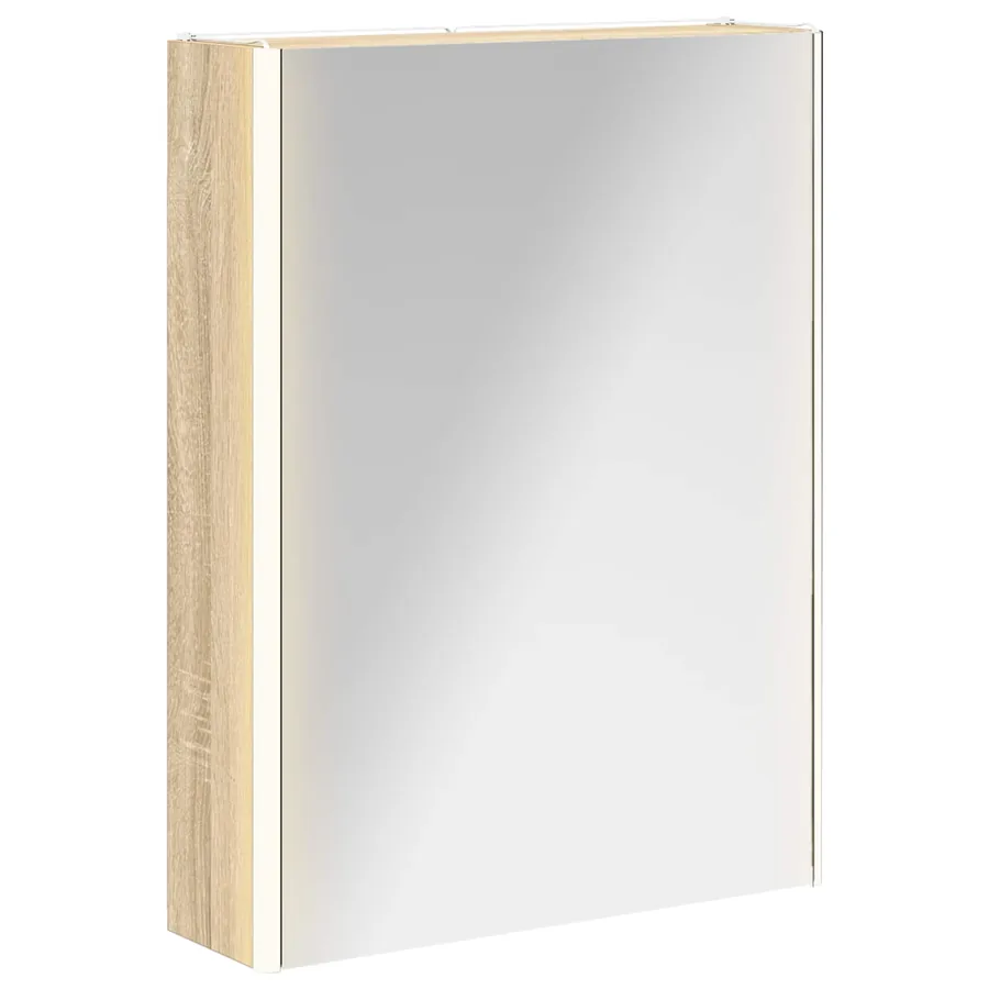 Armoire Miroir de Salle de Bain Chêne Sonoma - 2
