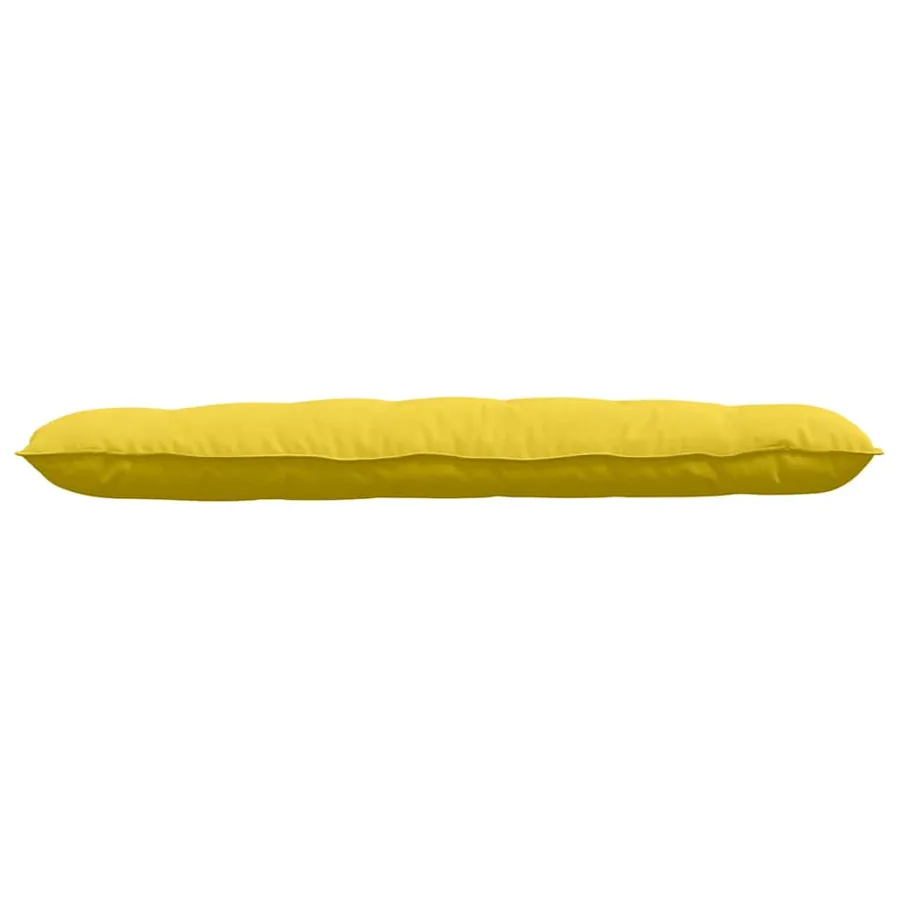 Coussin de Dos Jaune clair 160 x 19 x 50 cm tissu - 5