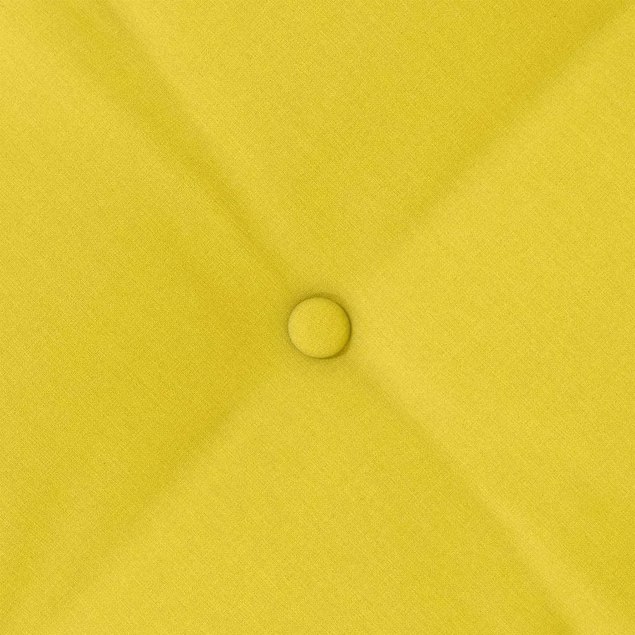 Coussin de Dos Jaune clair 160 x 19 x 50 cm tissu - 8