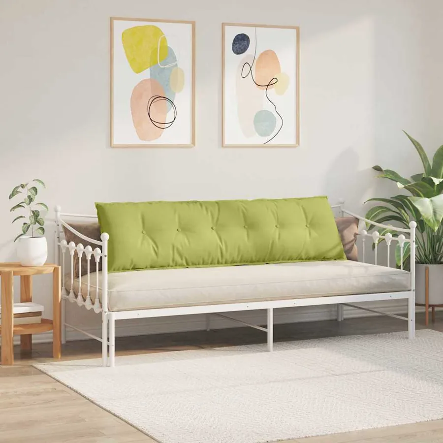 Coussin de Dos Vert clair 180 x 19 x 50 cm tissu - 4