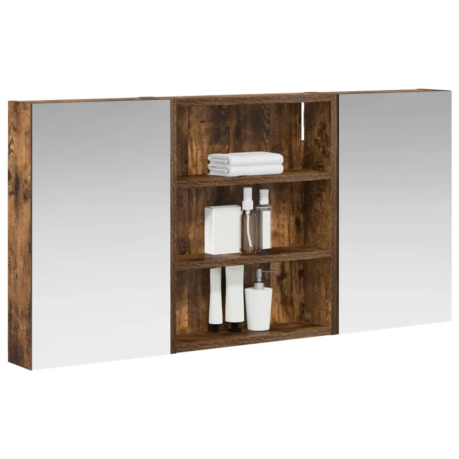Ensemble de Meubles de Salle de Bain 3 pcs 100 x 10,5 x 50 cm - 3
