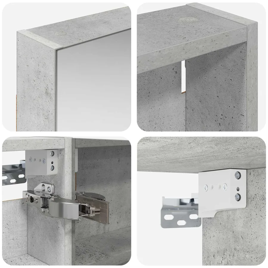 Ensemble de Meubles de Salle de Bain 3 pcs 110 x 10,5 x 60,5 cm - 10
