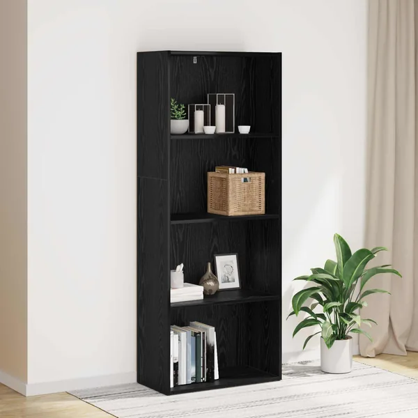Bibliothèque autoportante Chêne noir 60 x 30 x 151,5 cm