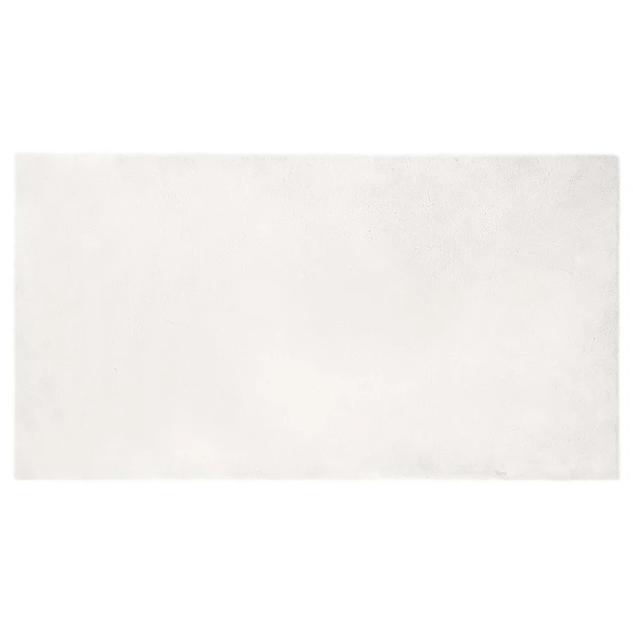Tapis antidérapant en fausse de lapin OLITE Blanc 60 x 110 cm - 2