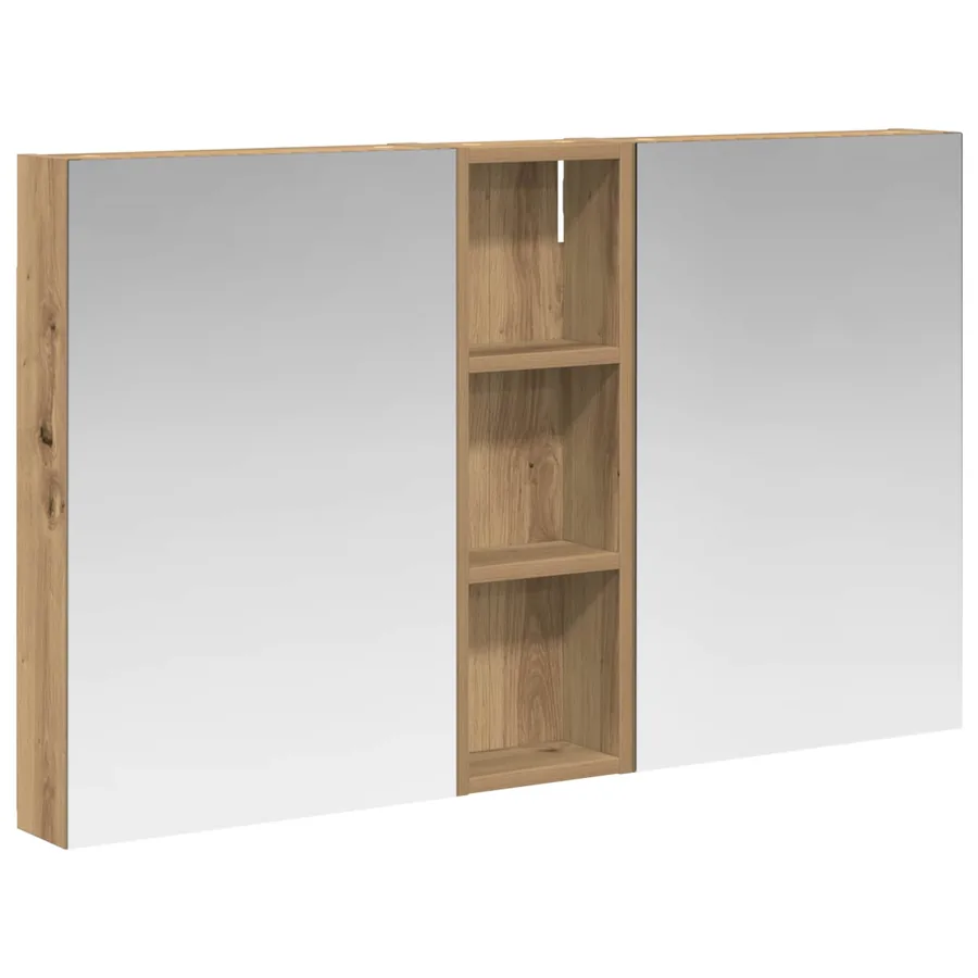 Ensemble de Meubles de Salle de Bain 3 pc 100 x 10,5 x 60,5 cm - 2
