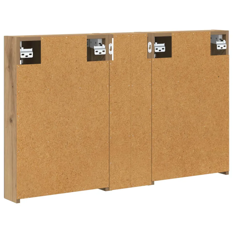 Ensemble de Meubles de Salle de Bain 3 pc 100 x 10,5 x 60,5 cm - 9