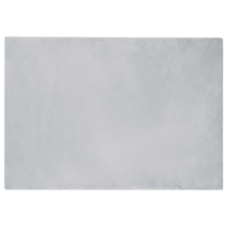 Tapis antidérapant en fausse de lapin OLITE Gris 160 x 230 cm - 2