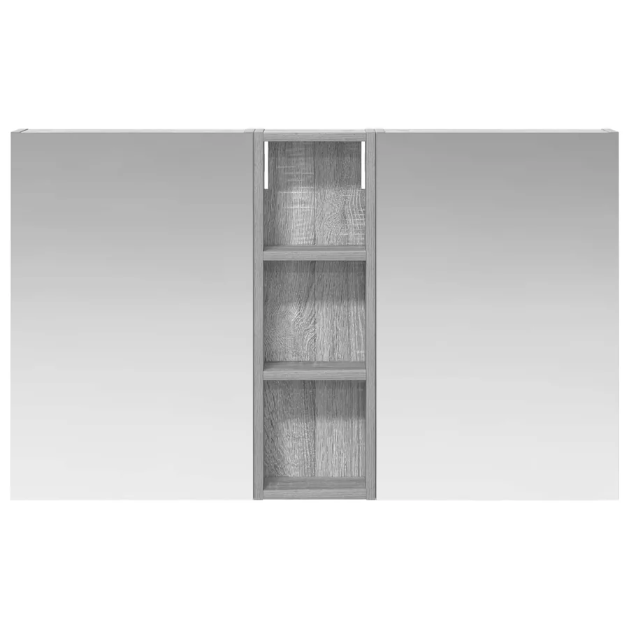 Ensemble de Meubles de Salle de Bain 3 pcs 100 x 10,5 x 60,5 cm - 6