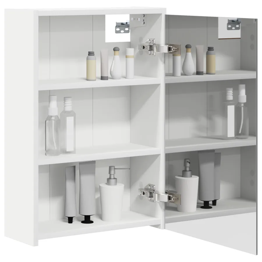Armoire Miroir de Salle de Bain Blanc 43 x 16 x 62.5 cm - 3