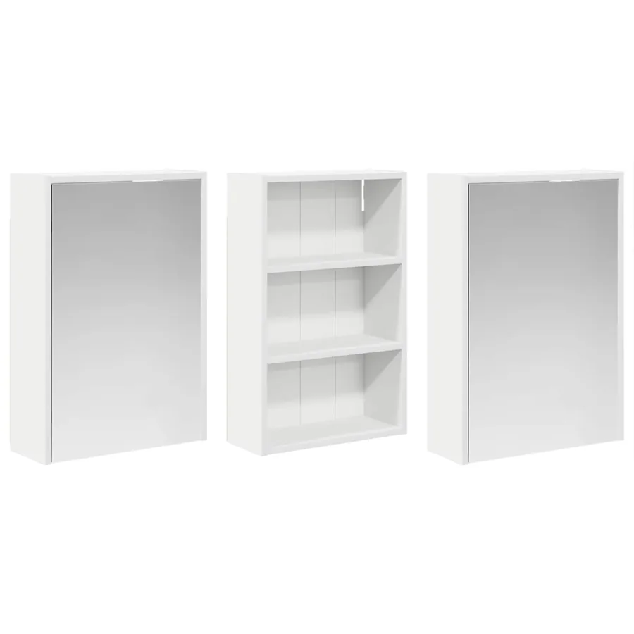 Ensemble de Meubles de Salle de Bain 3 pcs 126 x 16 x 62.5 cm - 5