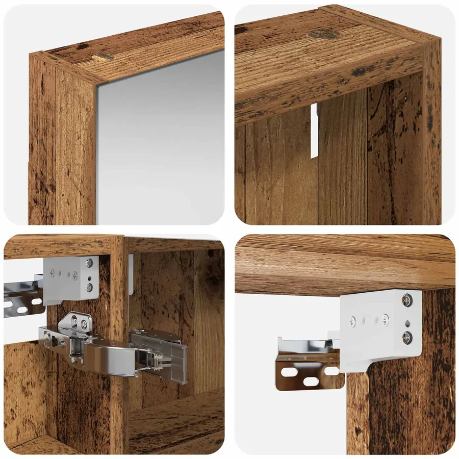 Ensemble de Meubles de Salle de Bain 3 pcs 120 x 10,5 x 60,5 cm - 10