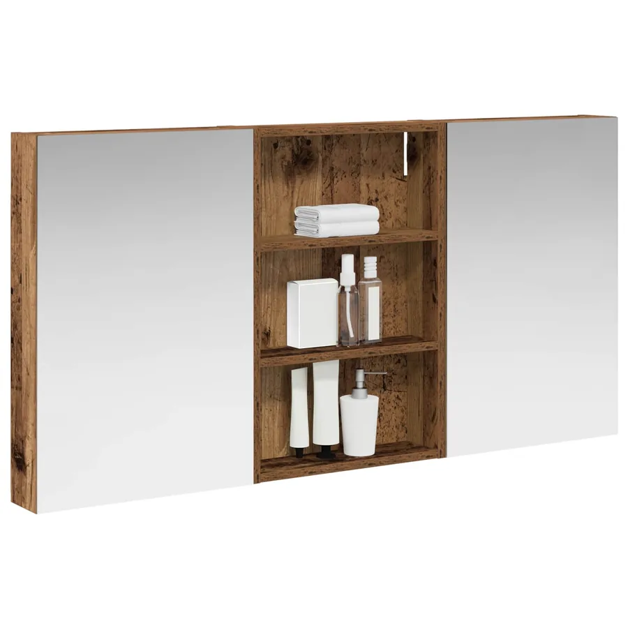 Ensemble de Meubles de Salle de Bain 3 pcs 120 x 10,5 x 60,5 cm - 3
