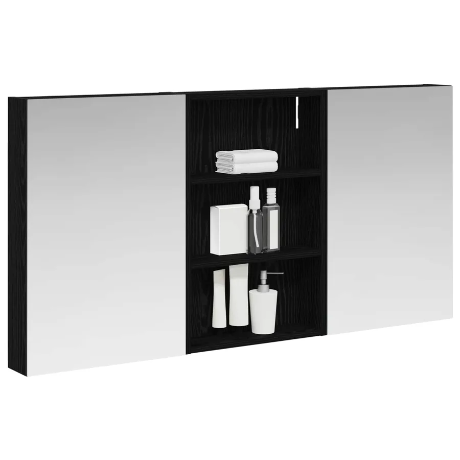 Ensemble de Meubles de Salle de Bain 3 pcs 120 x 10,5 x 60,5 cm - 3
