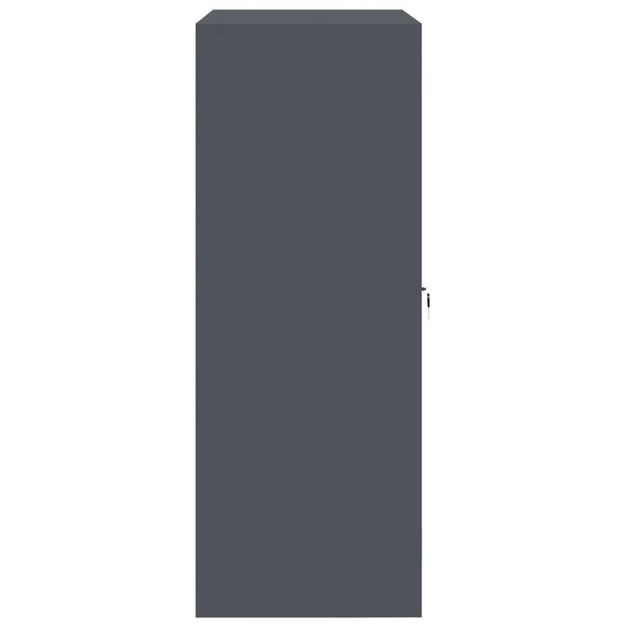 Armoire de rangement Anthracite 90 x 40 x 105 cm Acier - 7